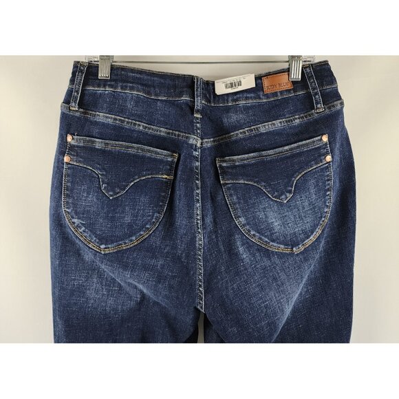Judy Blue Jeans Womens Plus 14W Blue Tummy Control Skinny Fit Denim (32x27) NWT - Picture 8 of 13